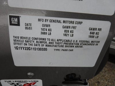 2001 Chevrolet Corvette Base