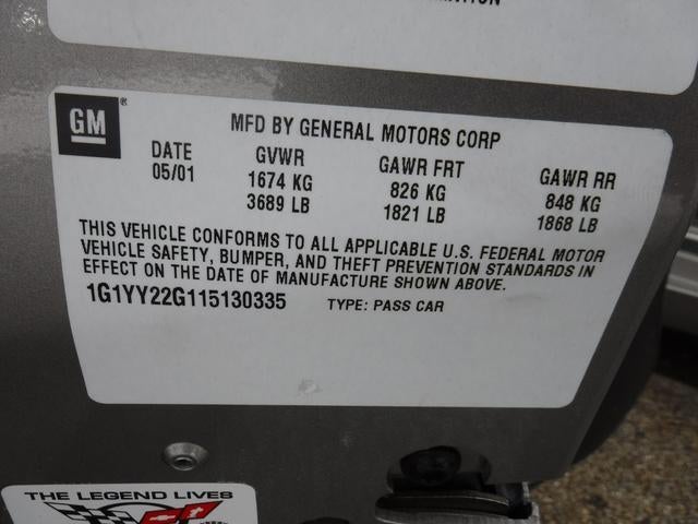 2001 Chevrolet Corvette Base