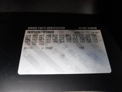 2001 Chevrolet Corvette Base