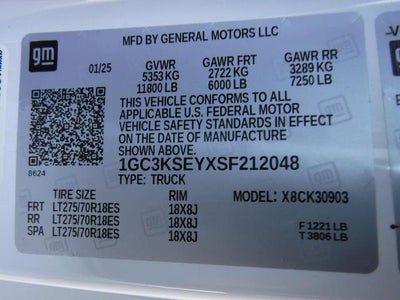 2025 Chevrolet Silverado 3500 HD WT