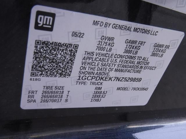 2022 Chevrolet Silverado 1500 LT (2FL)