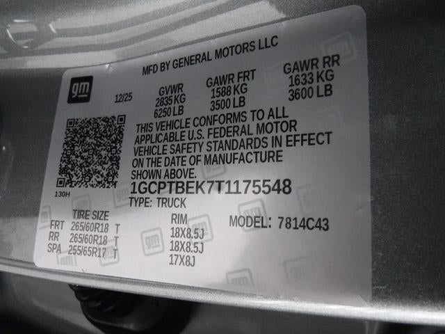 2026 Chevrolet Colorado WT