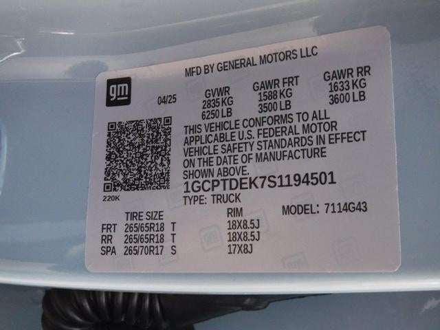 2025 Chevrolet Colorado Z71