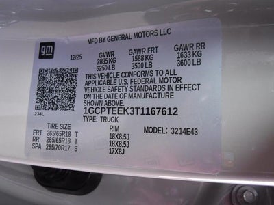 2026 Chevrolet Colorado Trail Boss