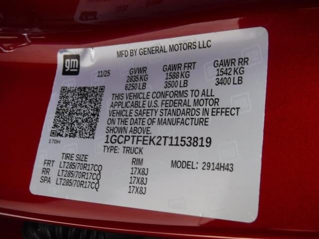 2026 Chevrolet Colorado ZR2