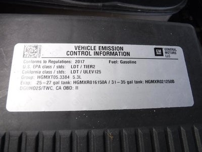 2017 Chevrolet Silverado 1500 LT