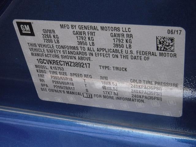 2017 Chevrolet Silverado 1500 LT