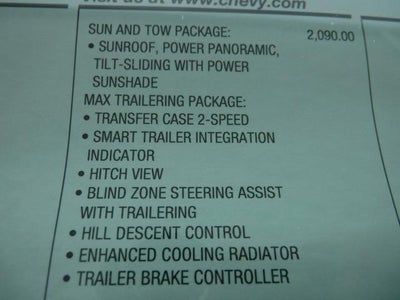 2026 Chevrolet Tahoe Premier