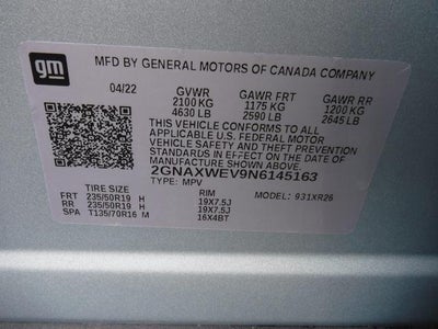 2022 Chevrolet Equinox RS