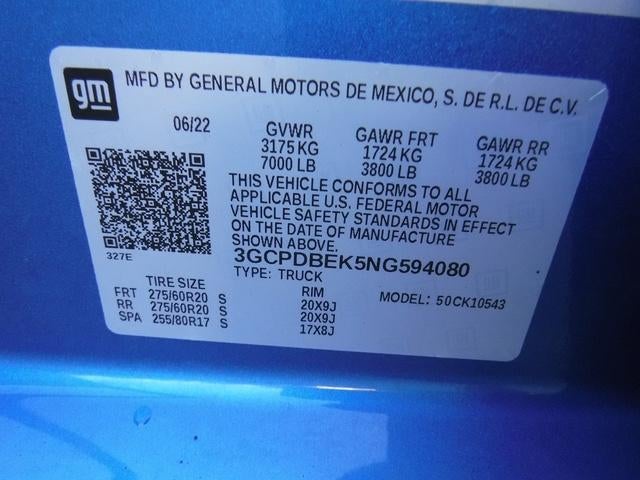 2022 Chevrolet Silverado 1500 Custom