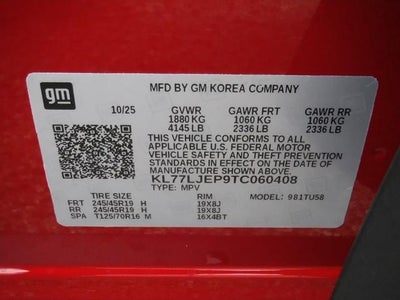 2026 Chevrolet Trax 2RS