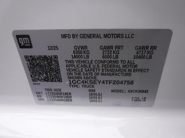 2026 Chevrolet Silverado 3500 HD WT DRW