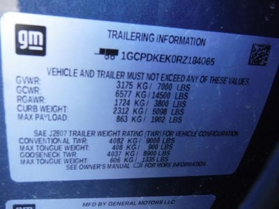 2024 Chevrolet Silverado 1500 LT (2FL)