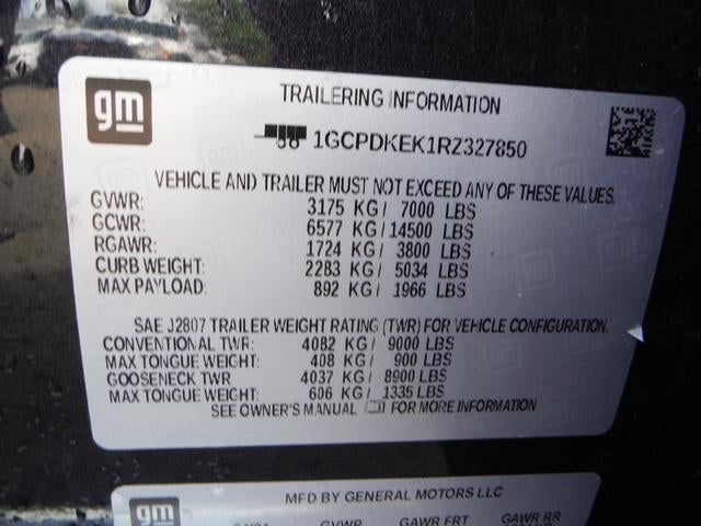 2024 Chevrolet Silverado 1500 LT (2FL)