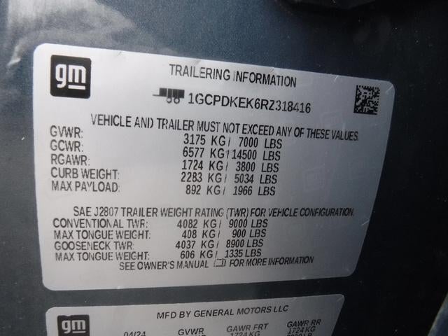 2024 Chevrolet Silverado 1500 LT (2FL)