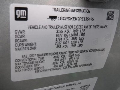 2023 Chevrolet Silverado 1500 LT (2FL)