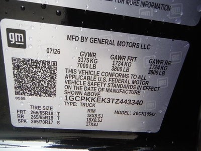 2026 Chevrolet Silverado 1500 LT (2FL)