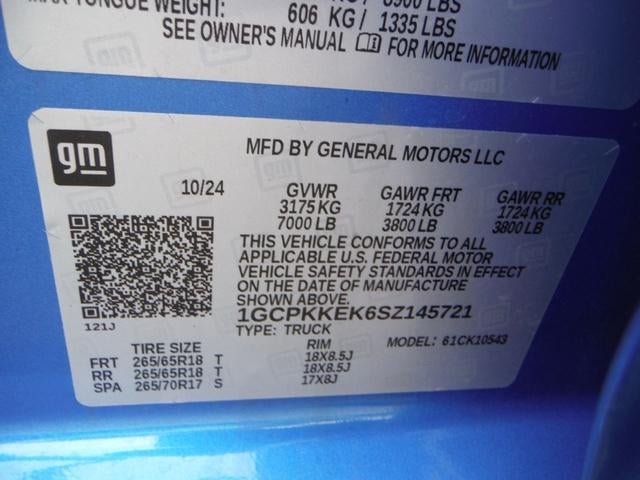 2025 Chevrolet Silverado 1500 LT (2FL)