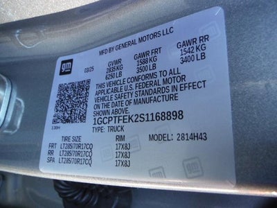 2025 Chevrolet Colorado ZR2