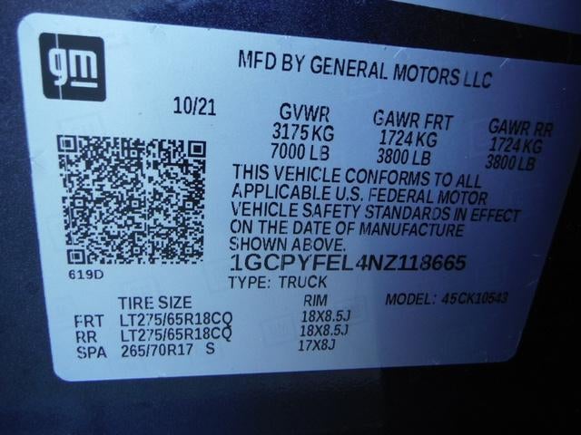2022 Chevrolet Silverado 1500 LTD LT Trail Boss