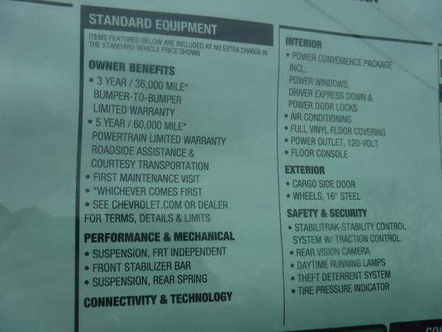 2026 Chevrolet Express Cargo WT