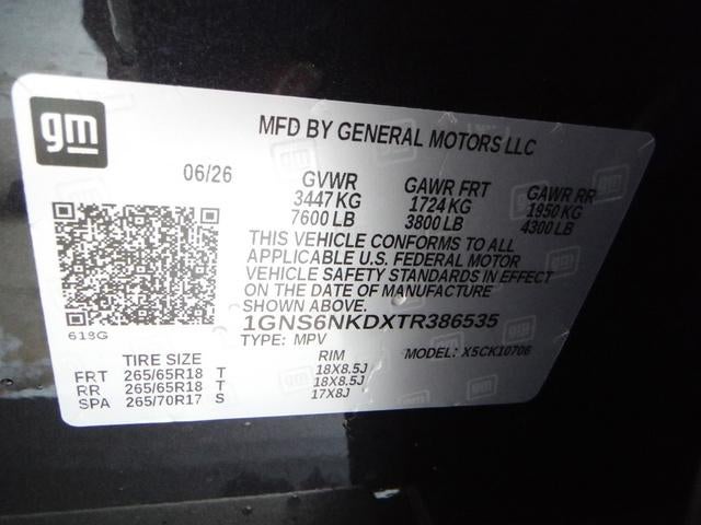 2026 Chevrolet Tahoe LT