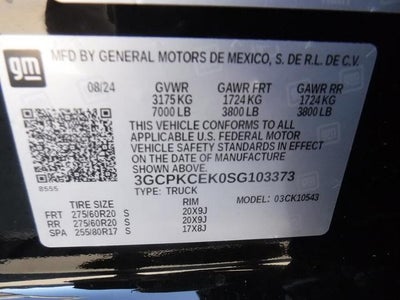 2025 Chevrolet Silverado 1500 Custom Trail Boss