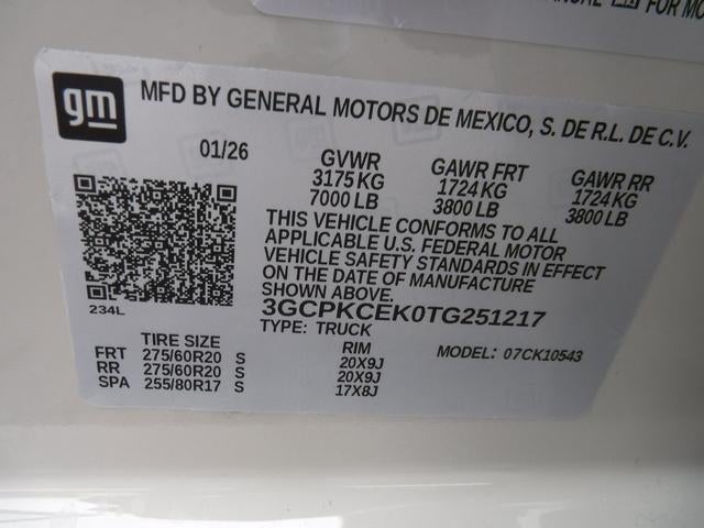 2026 Chevrolet Silverado 1500 Custom Trail Boss