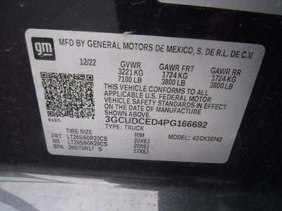 2023 Chevrolet Silverado 1500 Custom Trail Boss