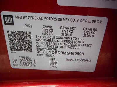2021 Chevrolet Silverado 1500 LT