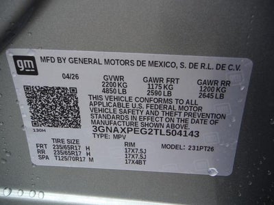 2026 Chevrolet Equinox LT