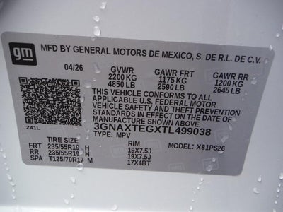2026 Chevrolet Equinox RS