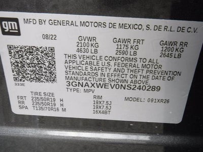 2022 Chevrolet Equinox RS