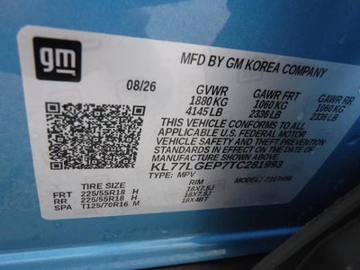 2026 Chevrolet Trax 1RS