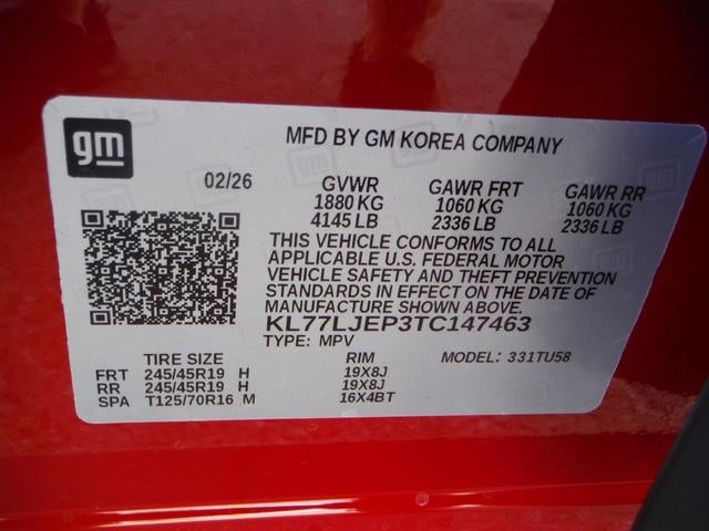 2026 Chevrolet Trax 2RS