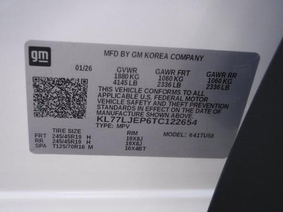 2026 Chevrolet Trax 2RS