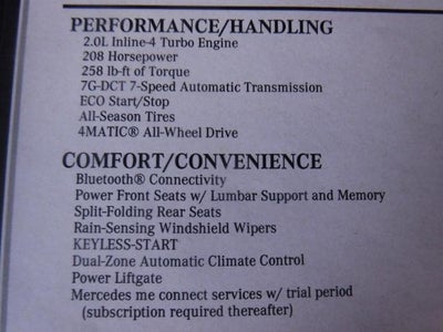 2020 Mercedes-Benz GLA GLA 250