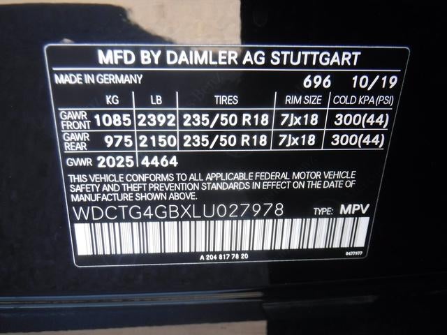 2020 Mercedes-Benz GLA GLA 250