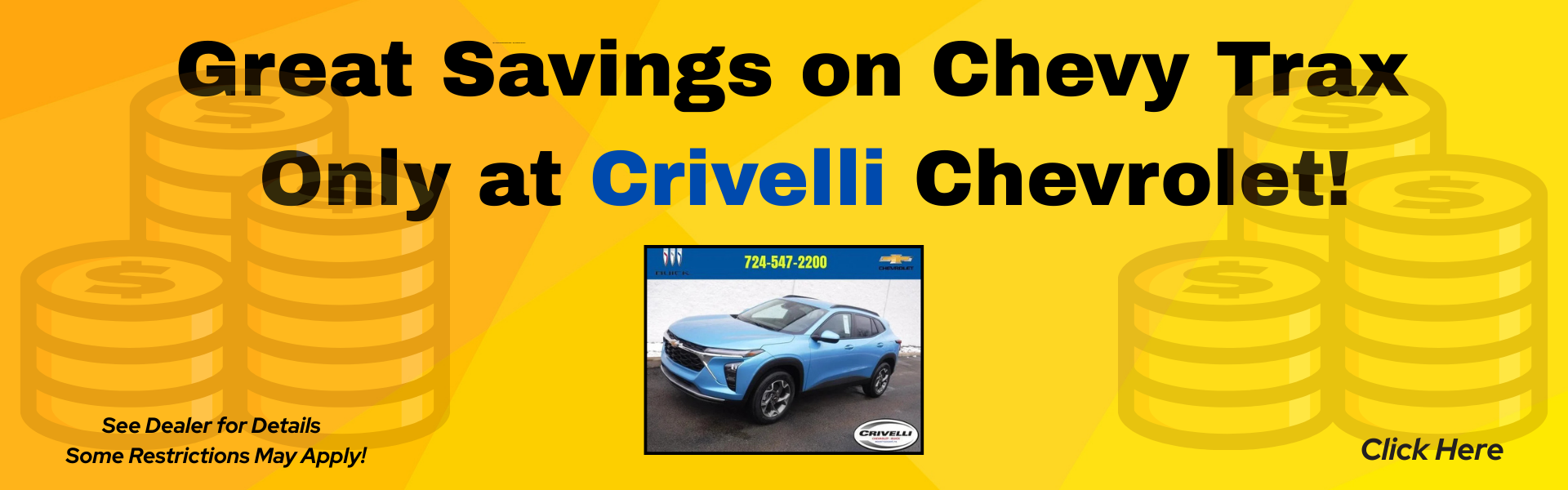 Trax March 2026 banner great savings